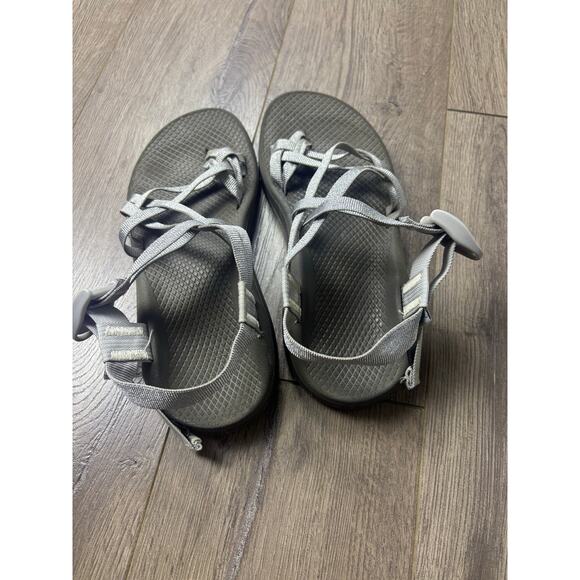 Chaco Performance Hiking Sandals Gray Adjustable Strap Women’s 7 EUR 38 - Picture 3 of 6